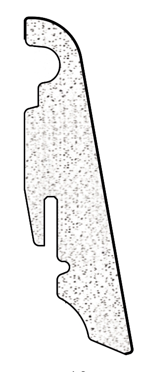 Haro Stecksockelleiste für Parkett Bernsteinrobinie furniert strukturiert geölt